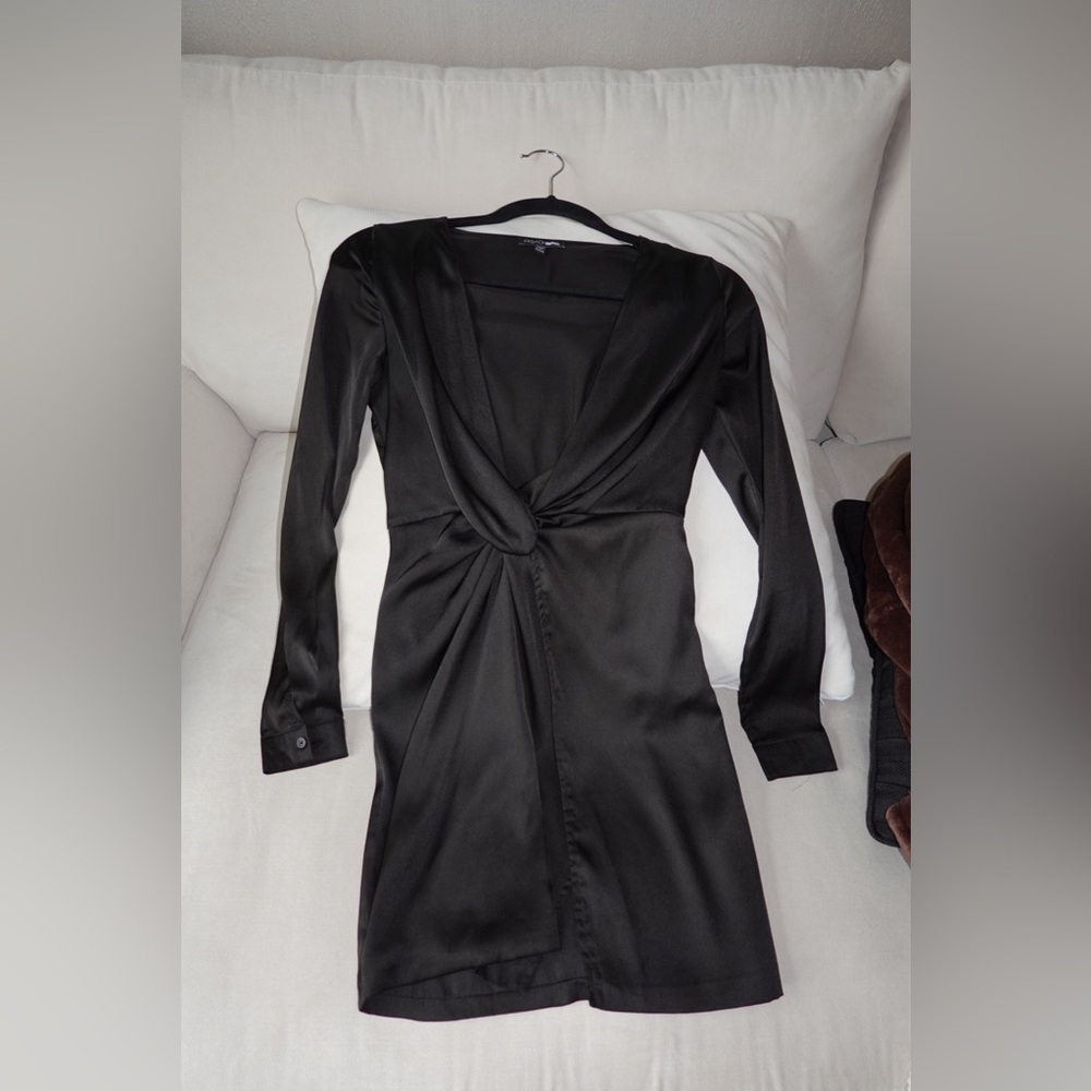 Black Satin Dress